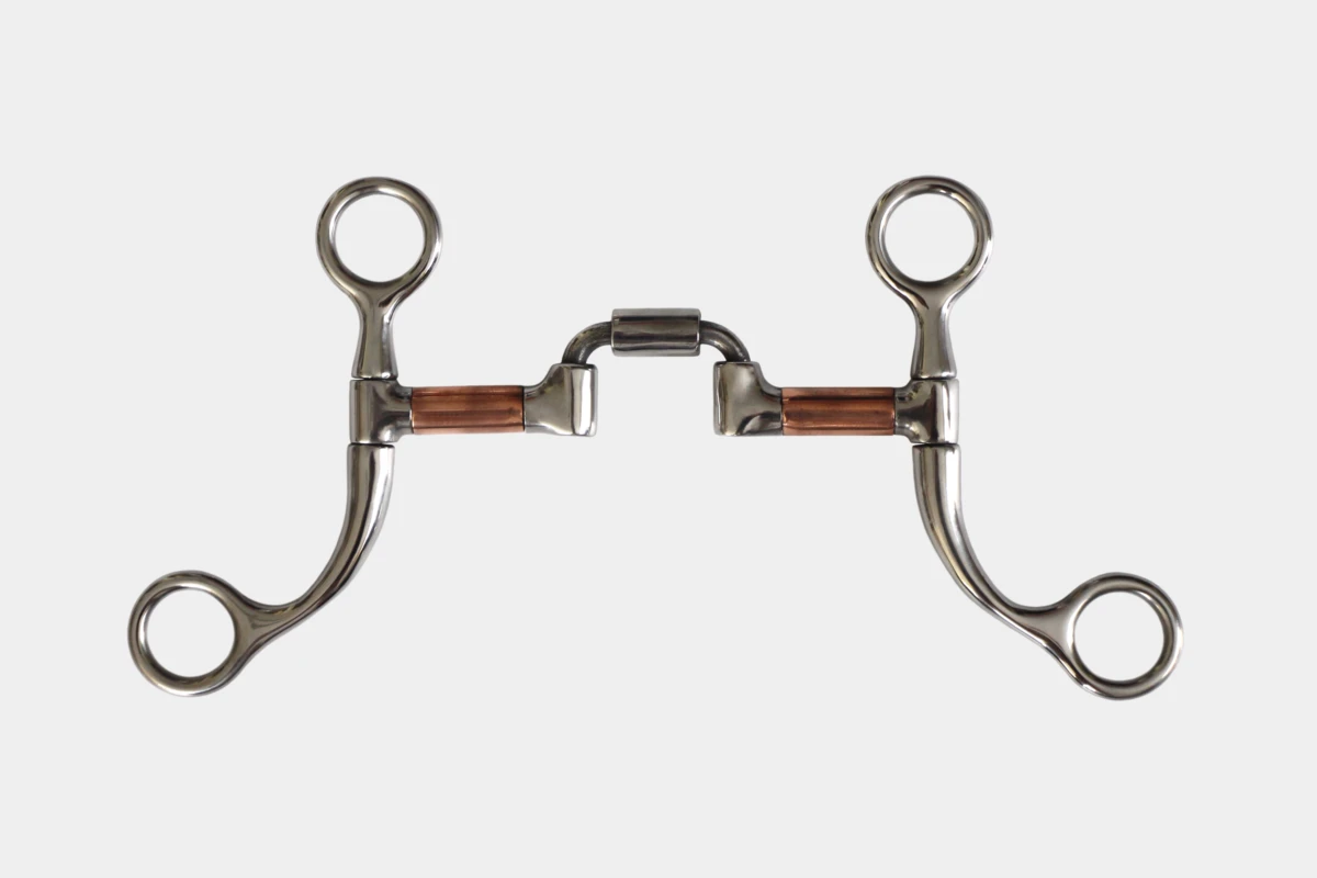 Low port hinged correction bit, short shanks